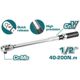 Total THPTW200N2 Torque Wrench 1/2" Drive 40-200Nm | Total by KHM Megatools Corp.